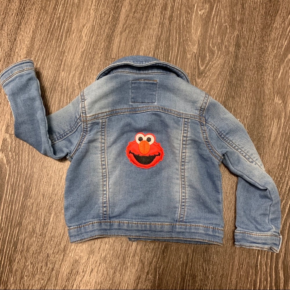 Custom 18M Denim Elmo Jacket w/patches